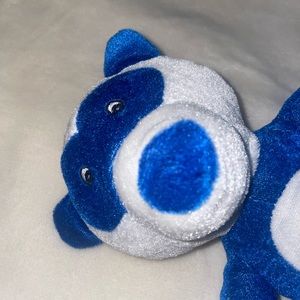 Cute small blue teddy bear